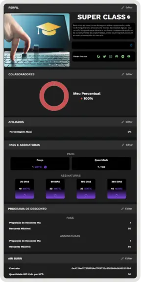 Dashboard mobile